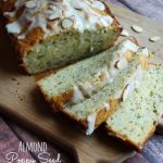 almond poppy seed loaf with slices