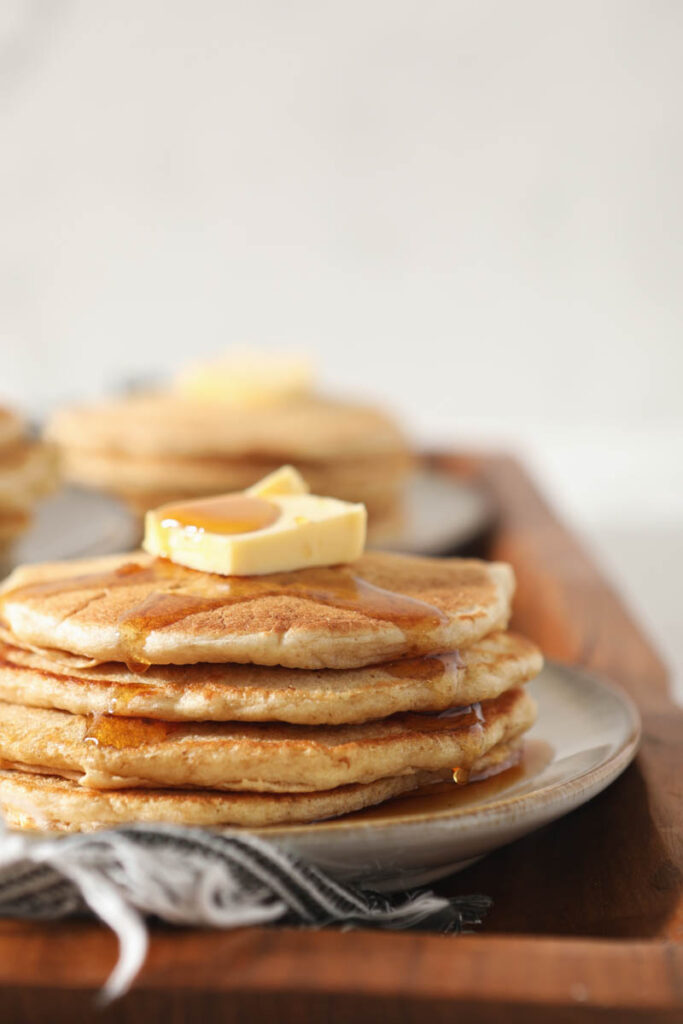 Easy Overnight Sourdough Pancakes The Gingered Whisk