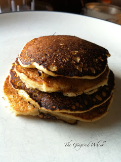 stack of sourdough pancakes 