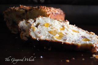 close up of hawaiian pineapple bread 