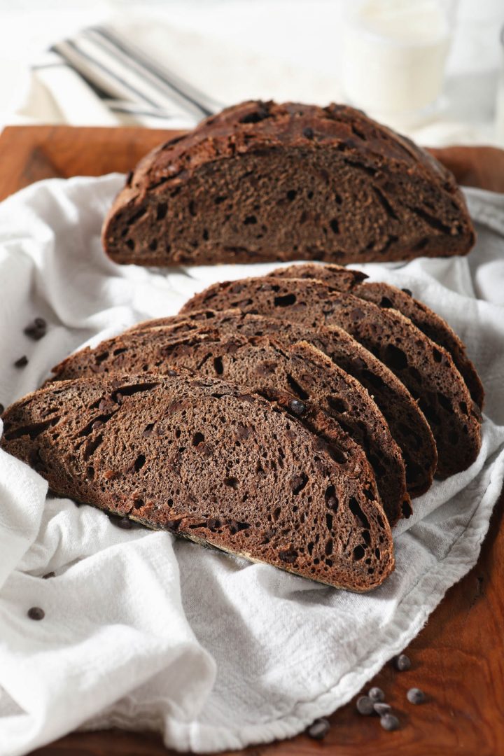 Chocolate Sourdough Bread Italian Pane al Cioccolato