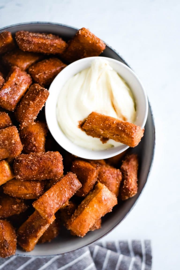 Cinnamon Sugar Sourdough Pretzel Bites The Gingered Whisk