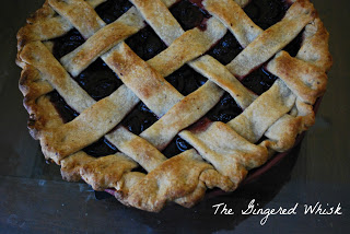 sourdough pie crust with lattice top