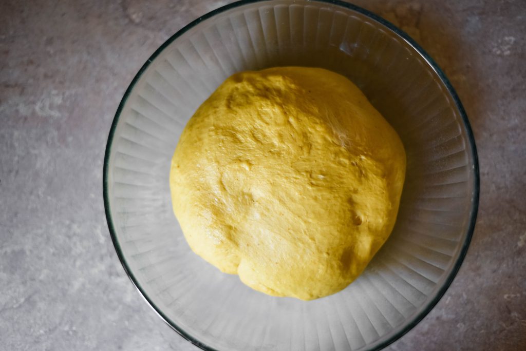 pumpkin dough for sweet rolls