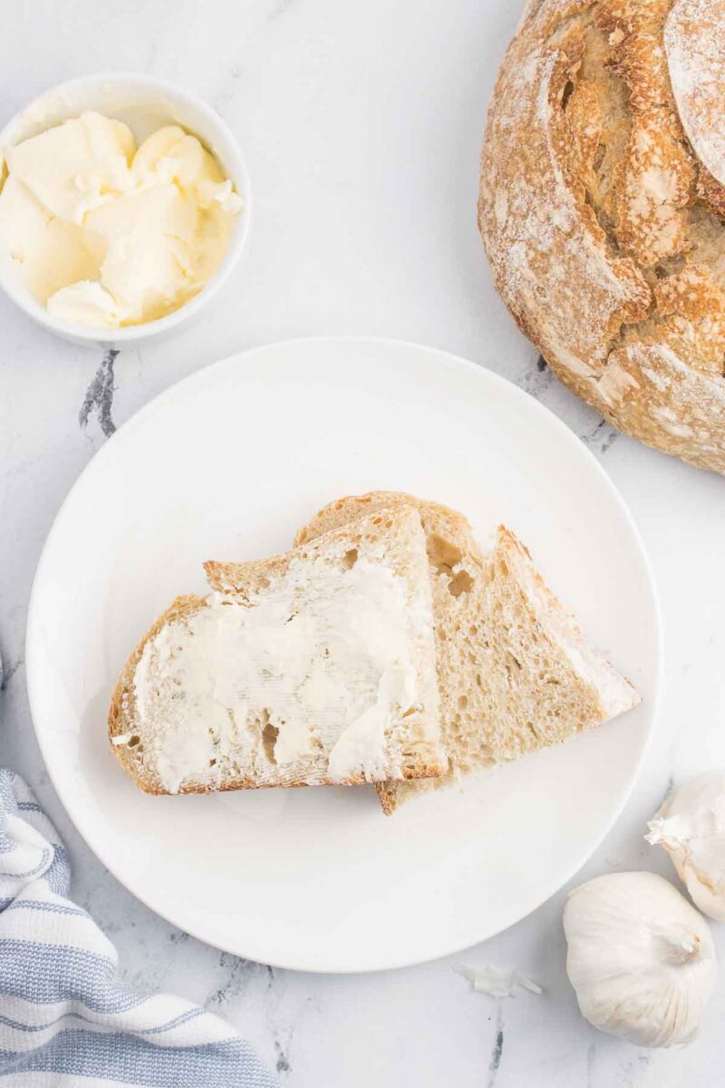 Roasted Garlic Sourdough Bread The Gingered Whisk