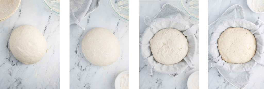 shaping the dough 