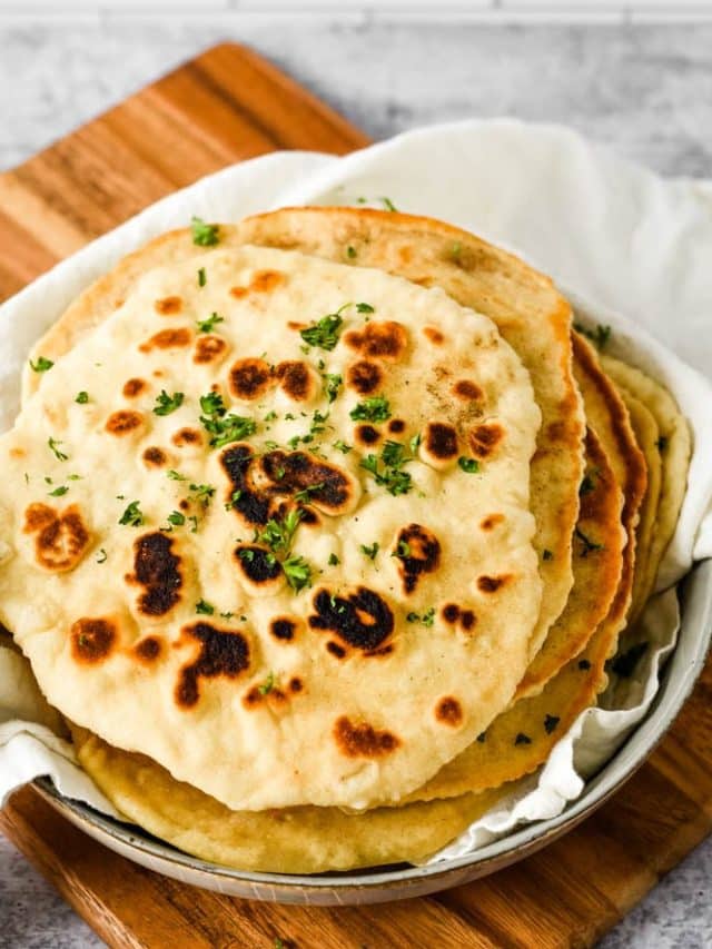 How to Make Sourdough Naan Story - The Gingered Whisk