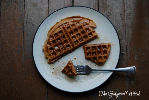 Apple Pie Sourdough Waffles