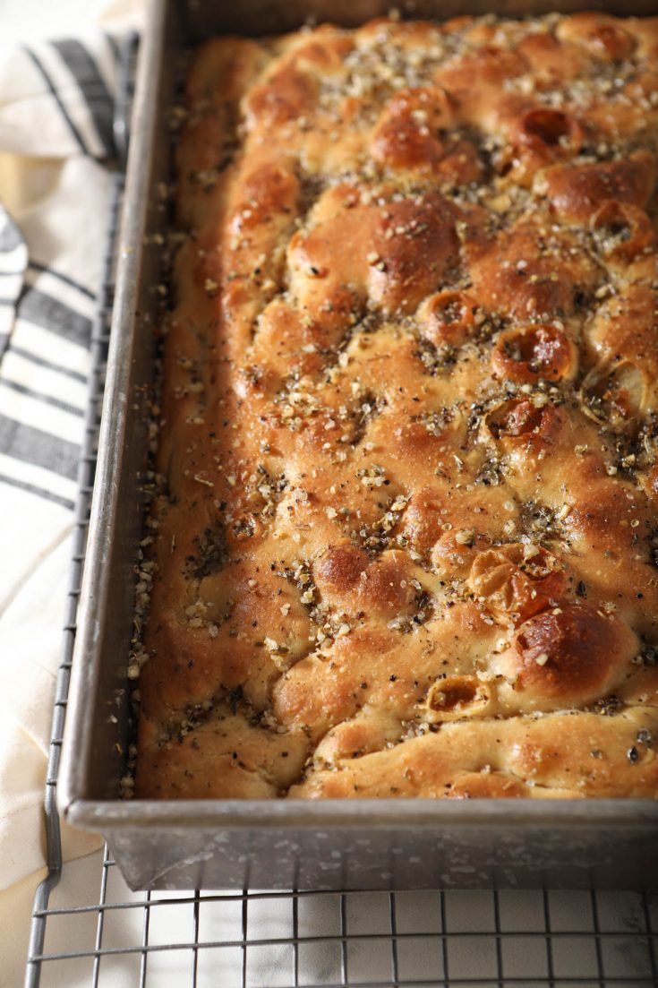 Easy Sourdough Focaccia Recipe The Gingered Whisk