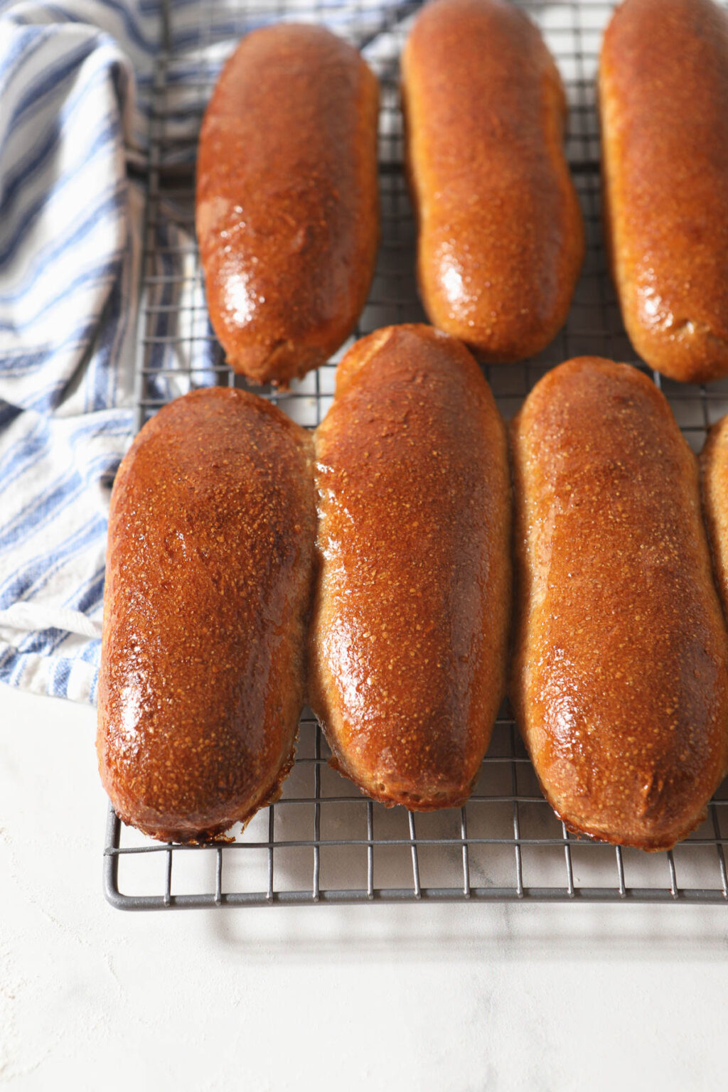 Sourdough Hot Dog Buns Recipe The Gingered Whisk