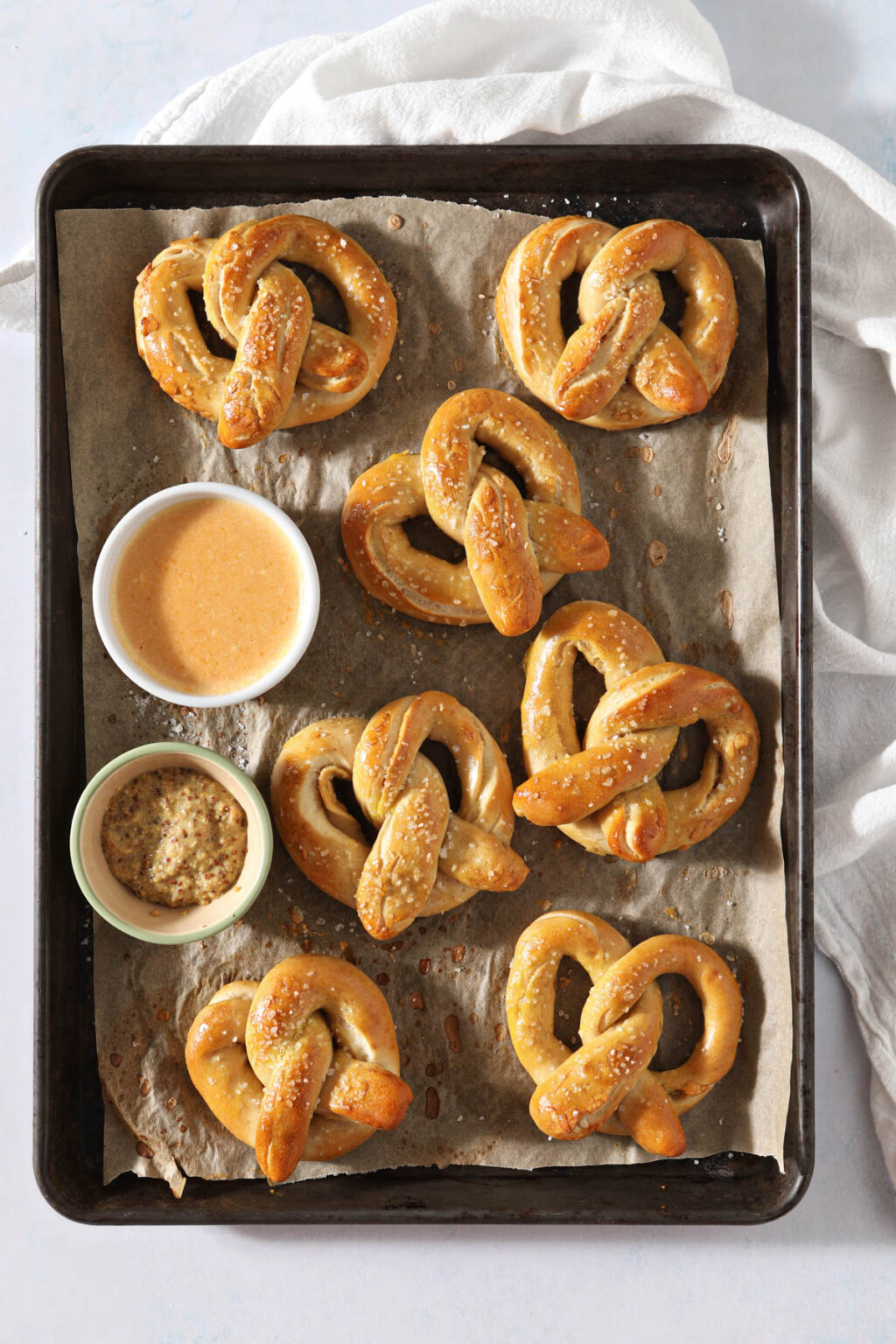 Easy Sourdough Pretzels Recipe The Gingered Whisk