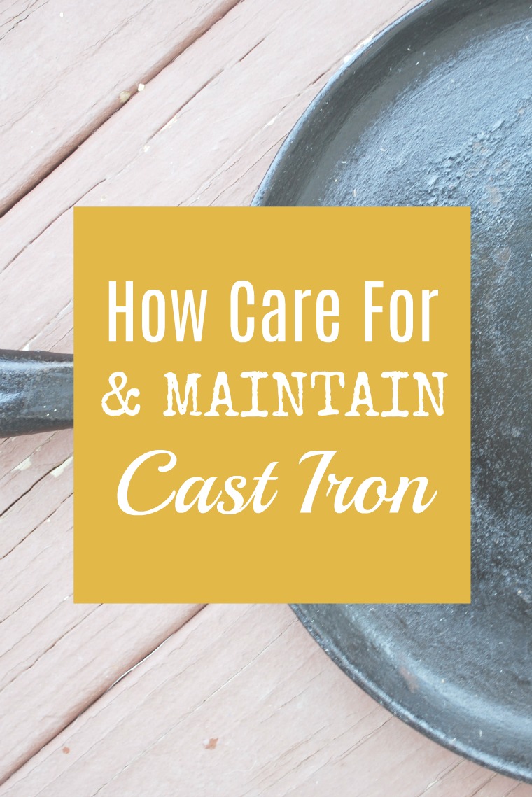 How to Care for & Maintain Cast Iron
