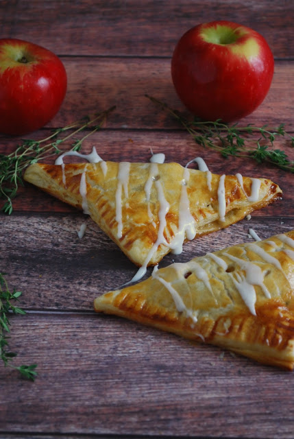 Apple Turnovers with Honey and Thyme are an amazing easy and delicious fall treat! Bake them today! 