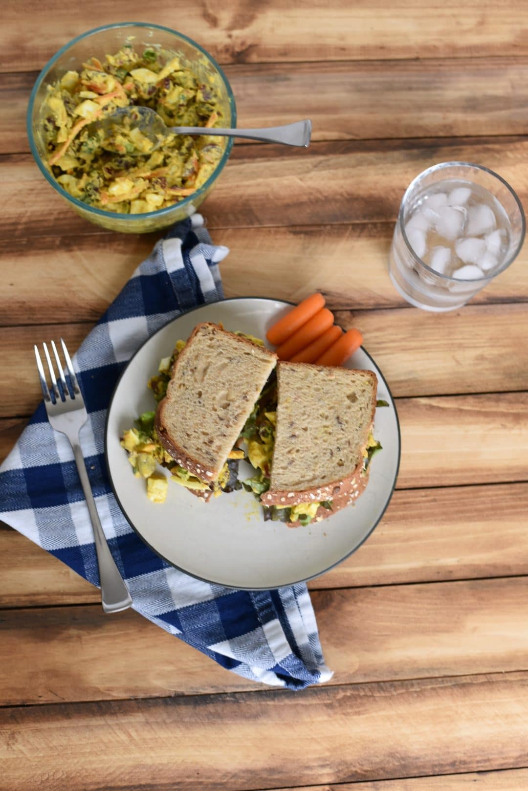 Easy Greek Yogurt Curried Egg Salad The Gingered Whisk