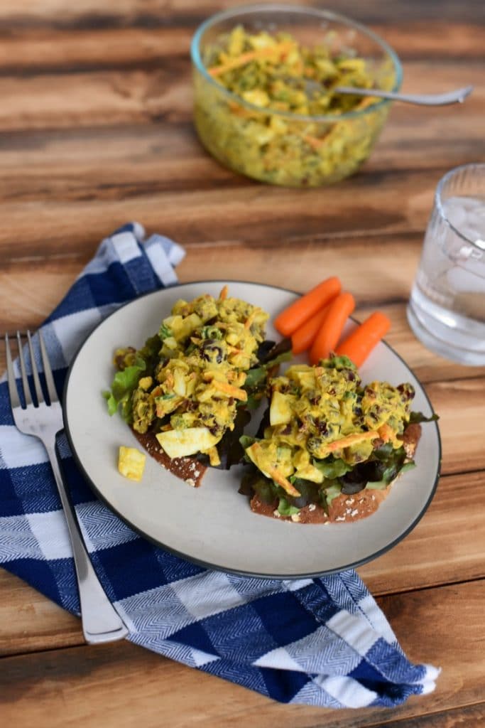 Easy Greek Yogurt Curried Egg Salad The Gingered Whisk
