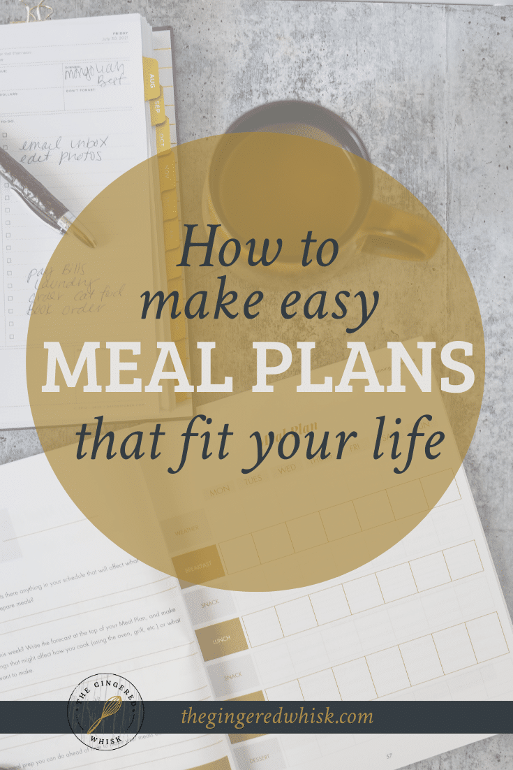 How to Make Easy Meal Plans