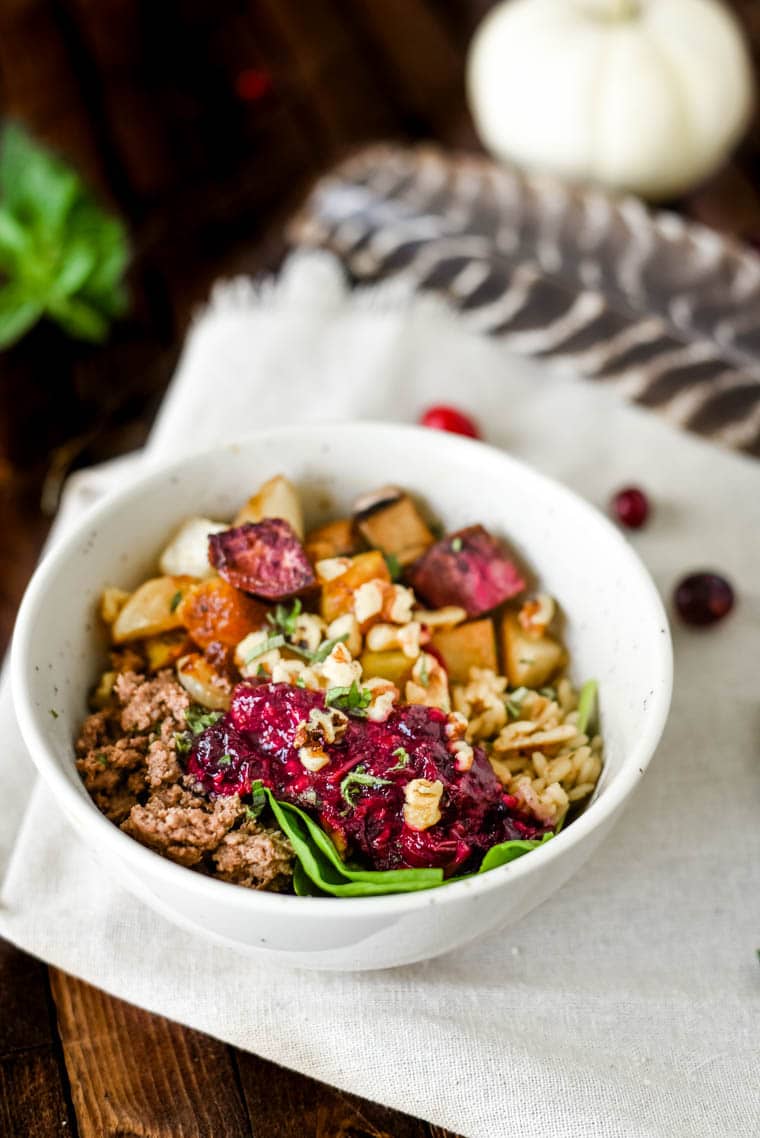 Harvest Bowl with Ground Bison