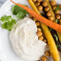 Cumin Roasted Carrots with Chickpeas