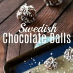 Swedish Chocolate Balls Collage