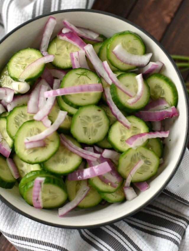 How to Make Easy Swedish Cucumber Salad