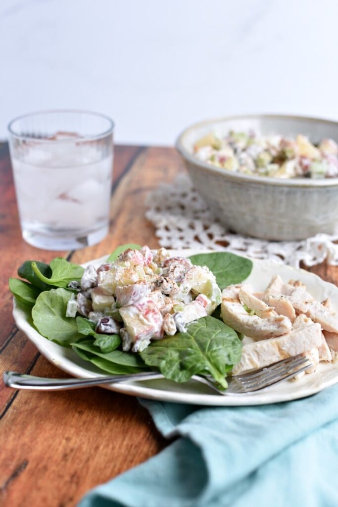 Classic 1920's Waldorf Salad Reinvented - Historically Hungry