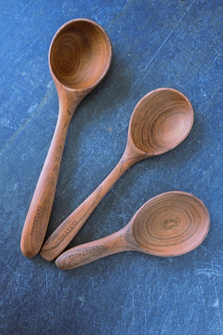 wooden serving spoon set - Earlywood