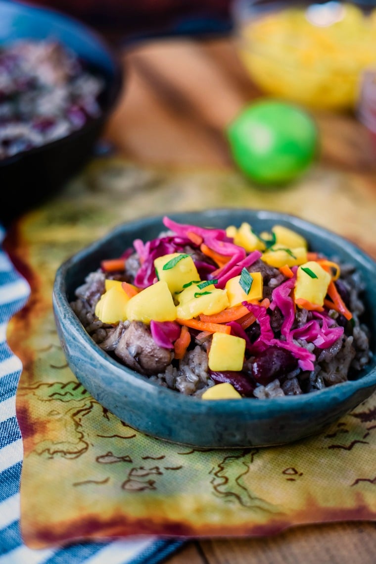 Caribbean Jerk Chicken Bowl Recipe on Pirate Map