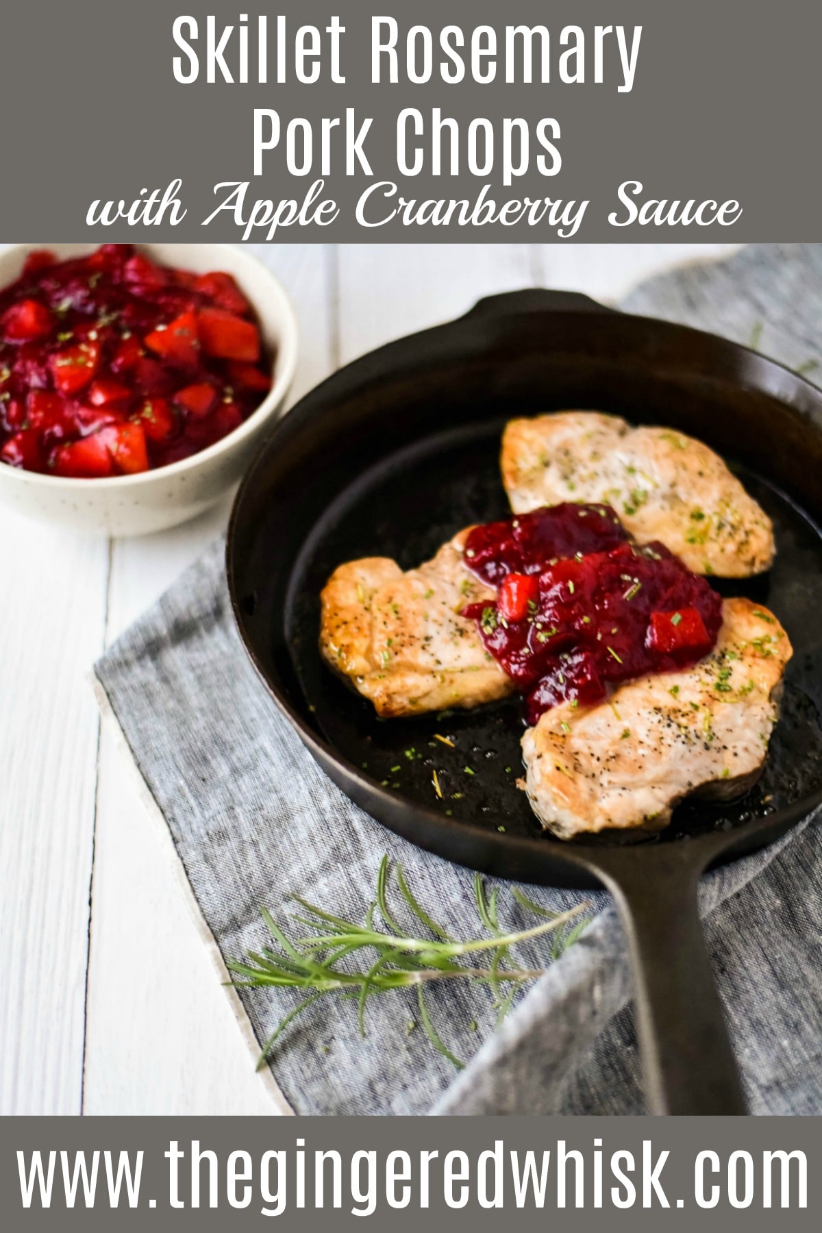 Apple Cranberry Sauce for Pork Chops The Gingered Whisk