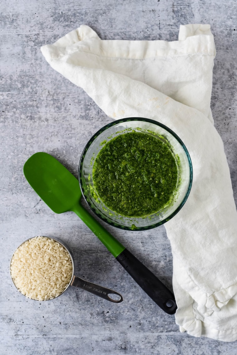 herb sauce for arroz verde recipe