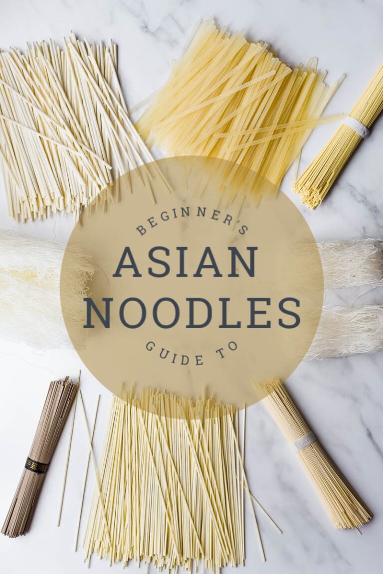 The Beginners Guide to Types of Asian Noodles The Gingered Whisk