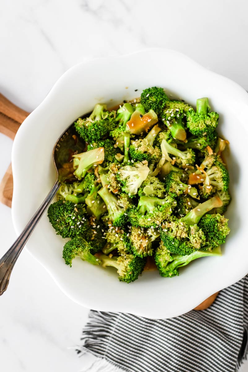 Easy, Microwave Steamed Broccoli - Simply Whisked