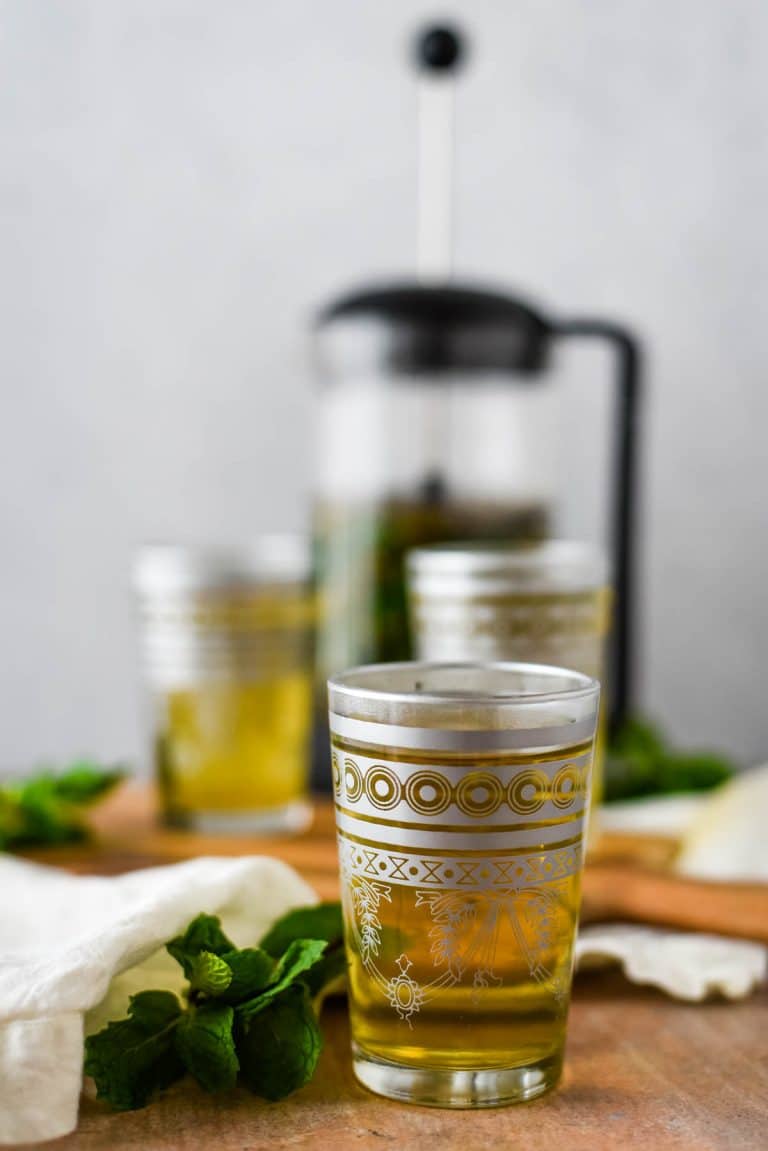 Moroccan Mint Green Tea Recipe The Gingered Whisk