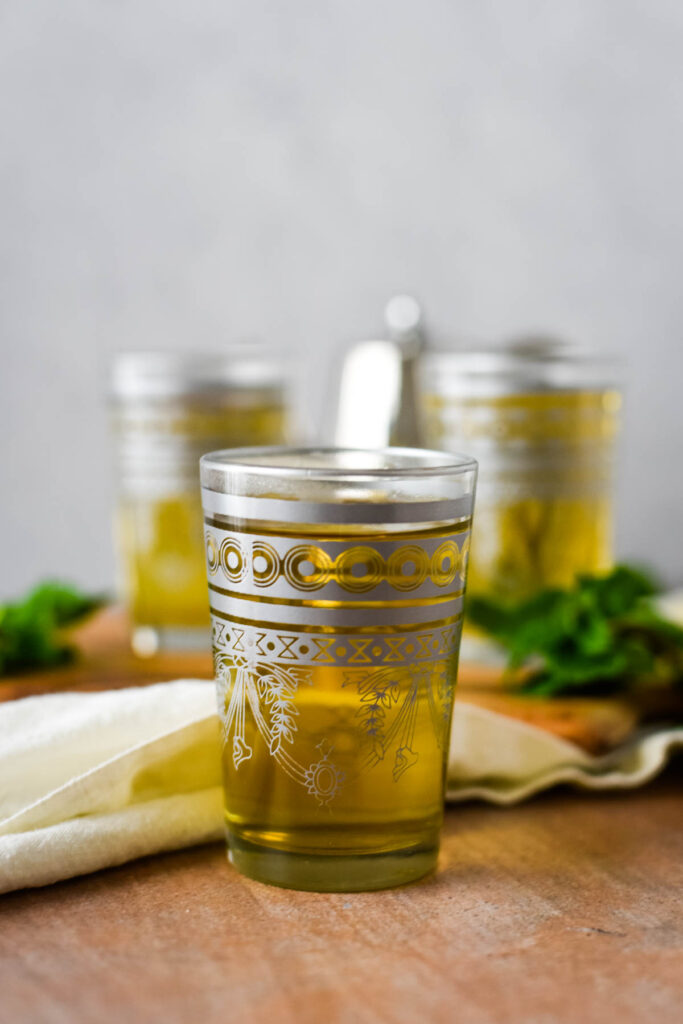 Moroccan Mint Green Tea Recipe The Gingered Whisk