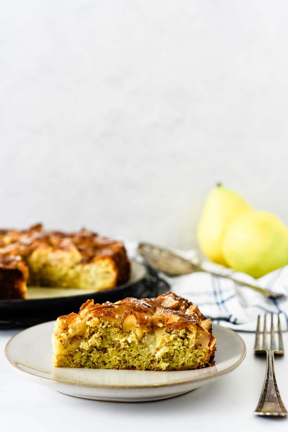 Italian Pear Almond Cake Recipe The Gingered Whisk