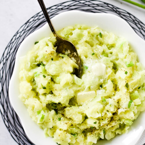 Irish Colcannon Mash Potatoes - The Gingered Whisk