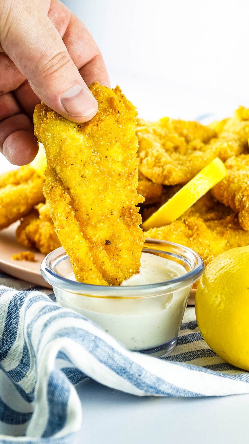 Southern Fried Catfish Recipe The Gingered Whisk