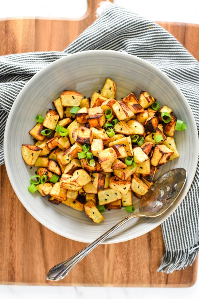 Easy Roasted Japanese Sweet Potatoes The Gingered Whisk