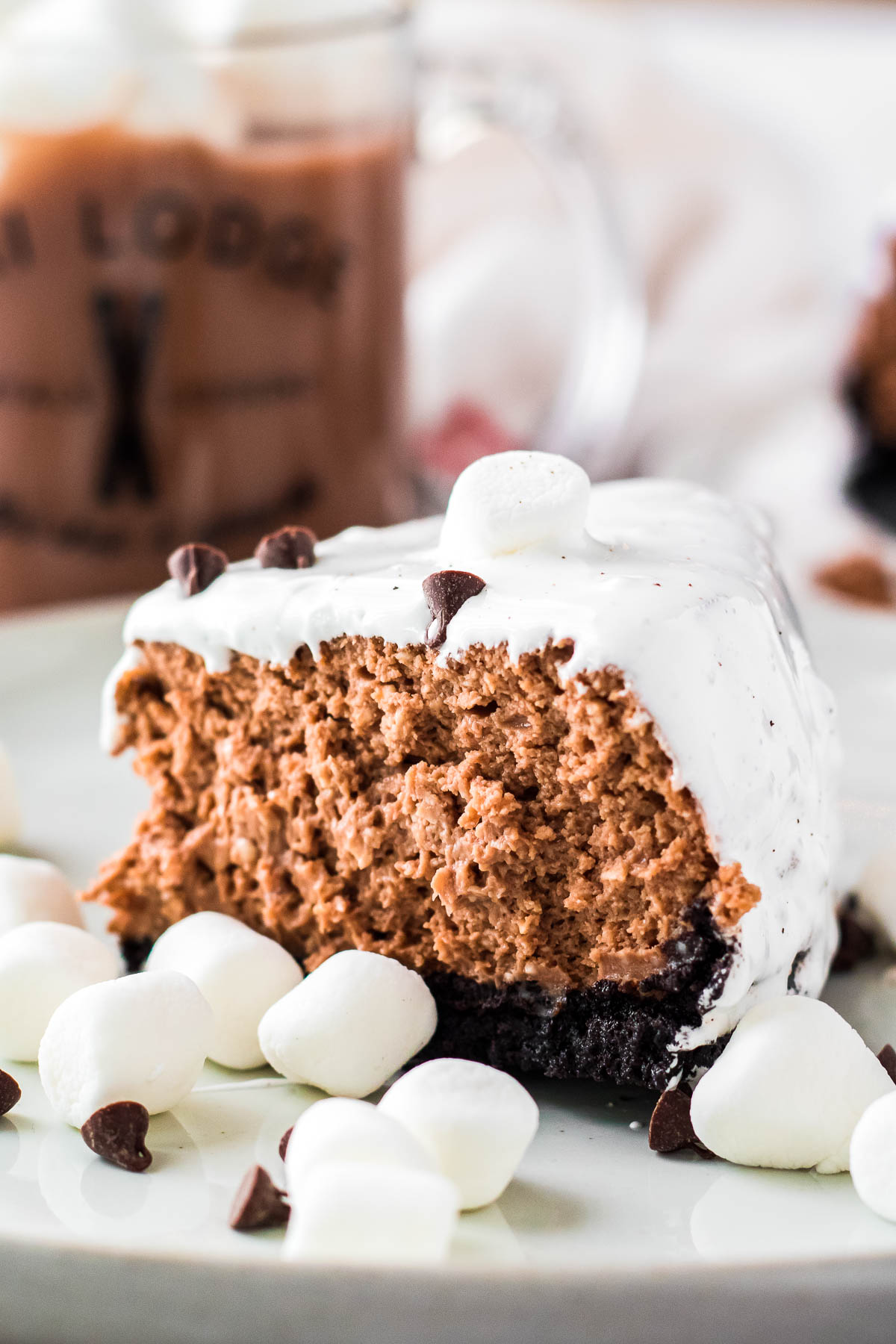 Slow Cooker Hot Chocolate Cheesecake