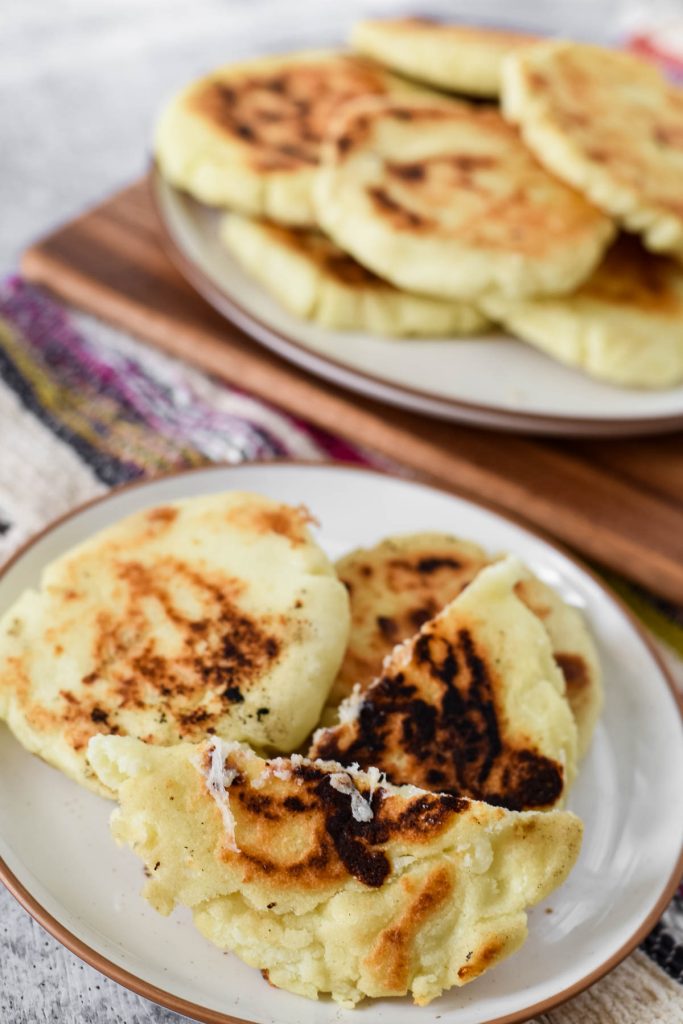 arepas stuffed with cheese