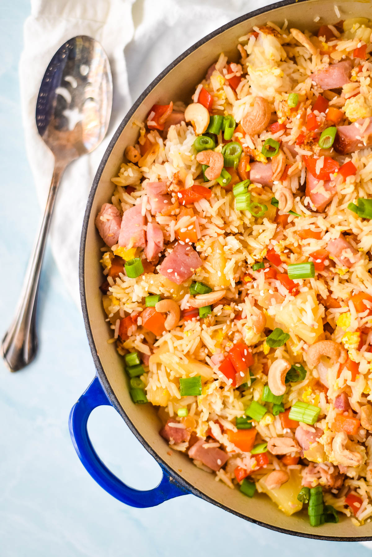 Pineapple and Ham Fried Rice