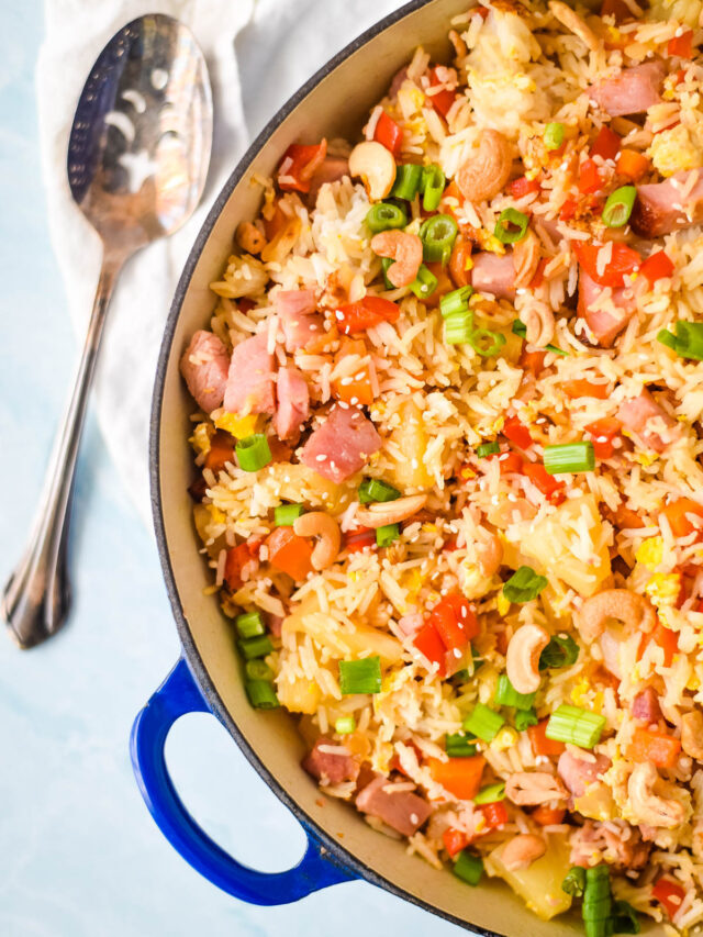 How to Make Pineapple and Ham Fried Rice