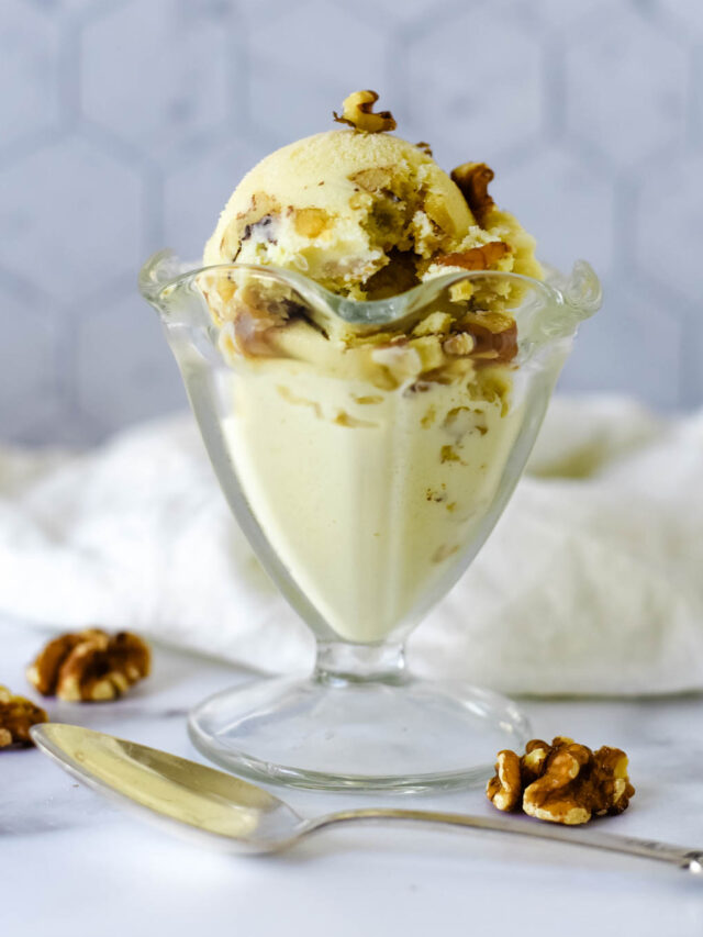 How to Make Maple Walnut Ice Cream The Gingered Whisk