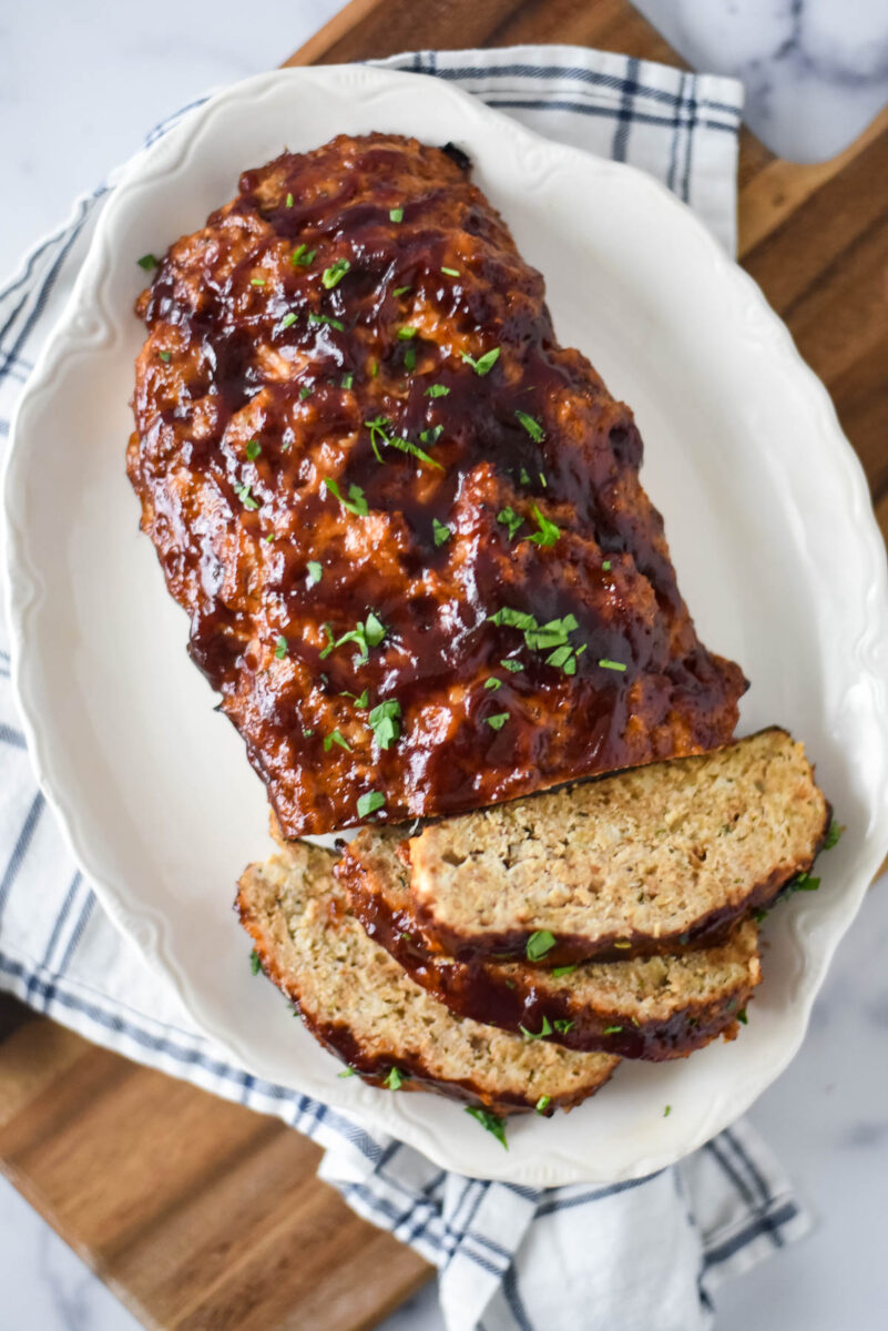 Barbecue Chicken Meatloaf The Gingered Whisk