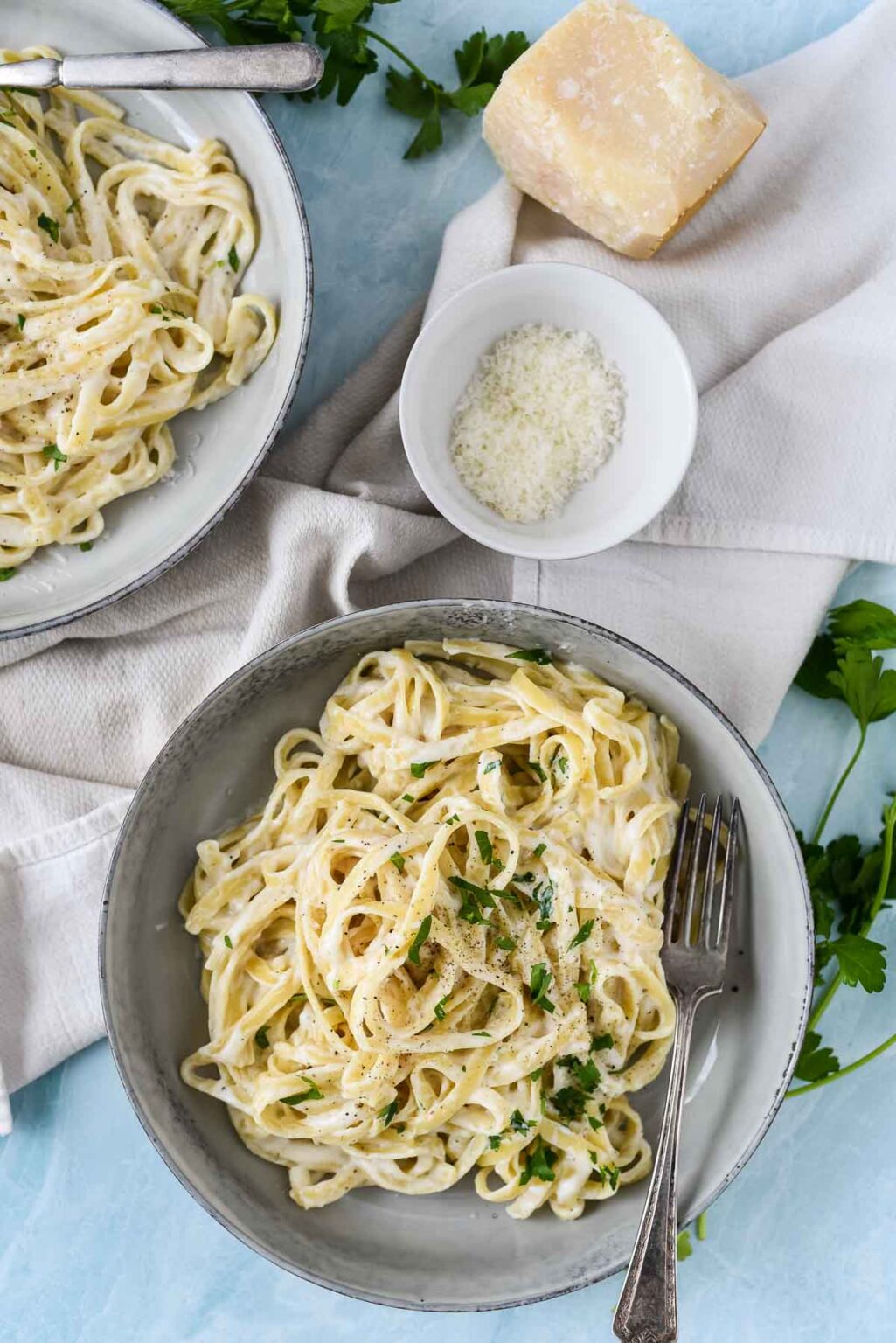 Homemade Alfredo Sauce with Milk - The Gingered Whisk