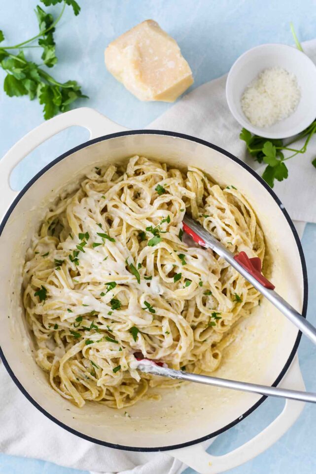 Homemade Alfredo Sauce with Milk The Gingered Whisk