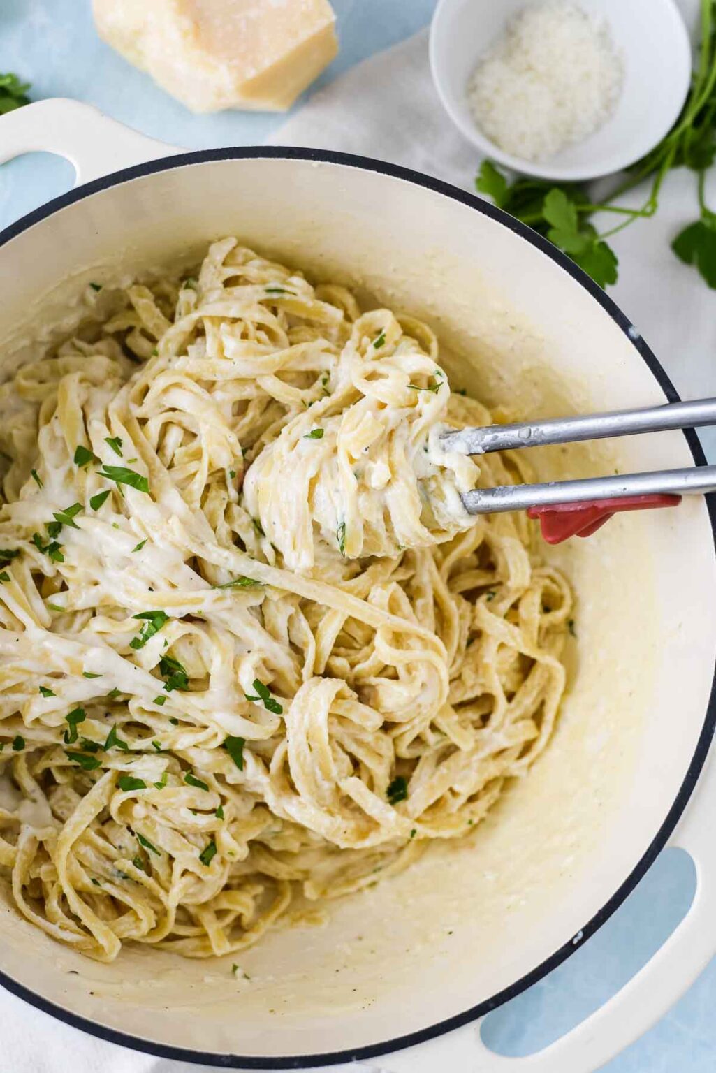 Homemade Alfredo Sauce with Milk The Gingered Whisk