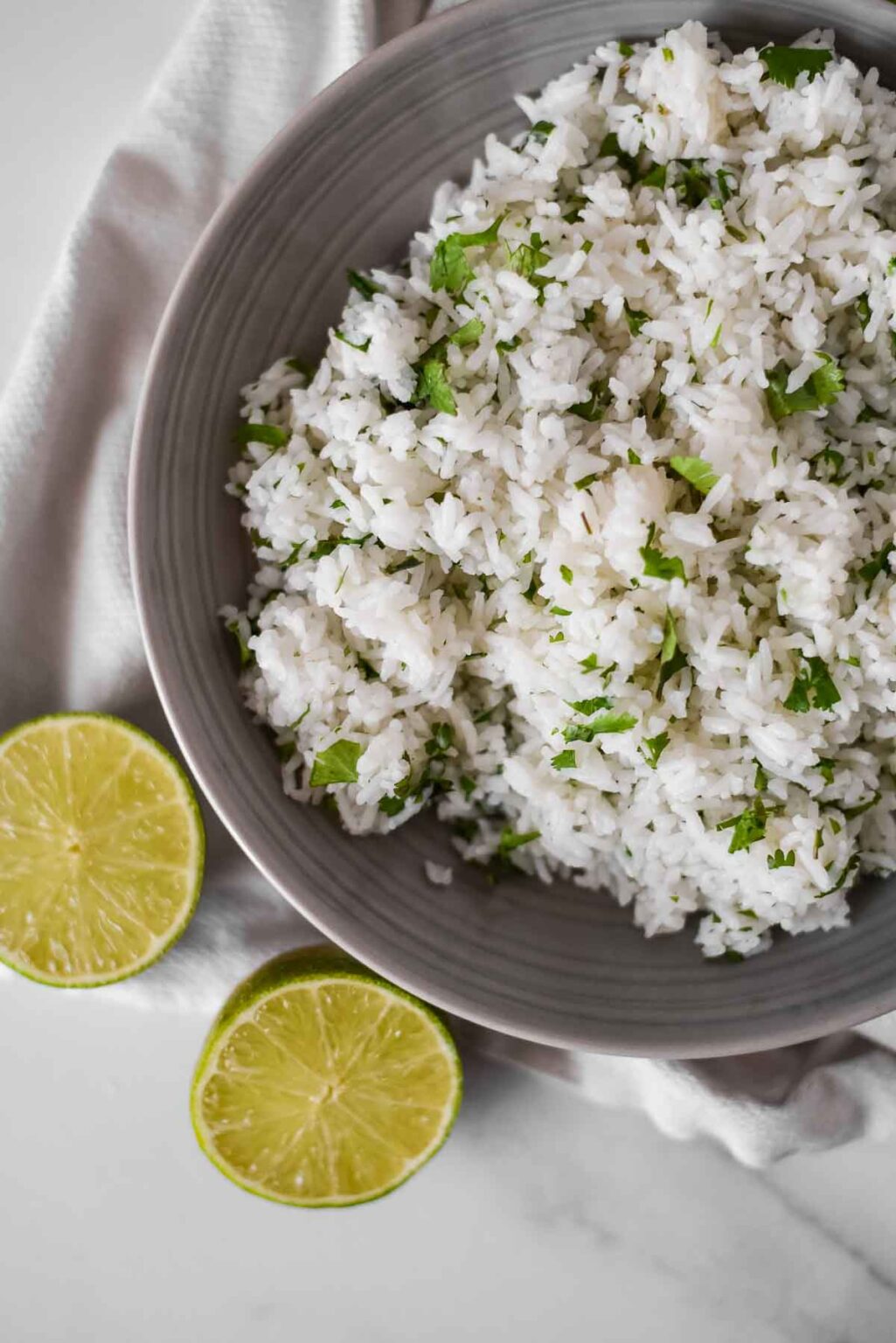 Rice Cooker Cilantro Lime Rice The Gingered Whisk