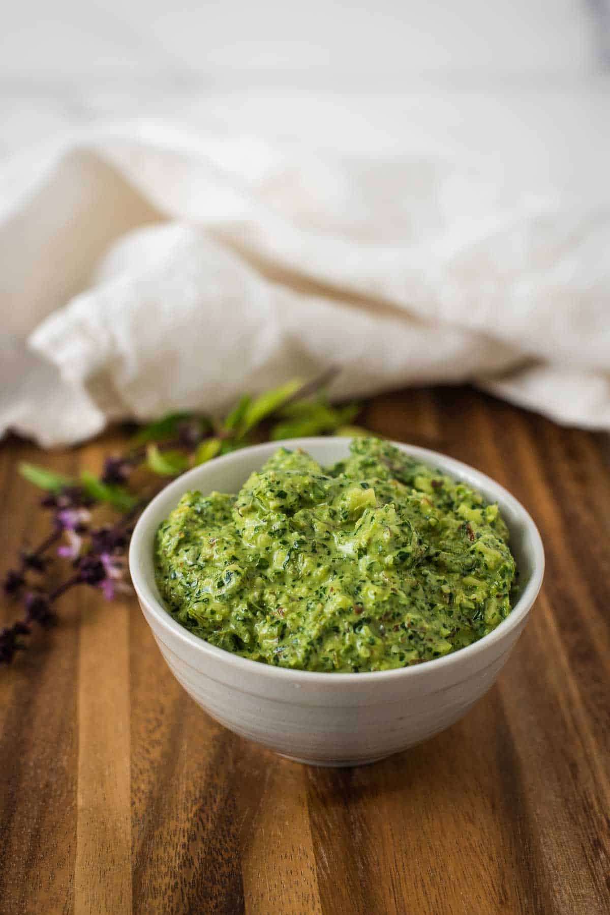Thai Basil Pesto Pasta The Gingered Whisk