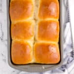 sourdough brioche in loaf pan