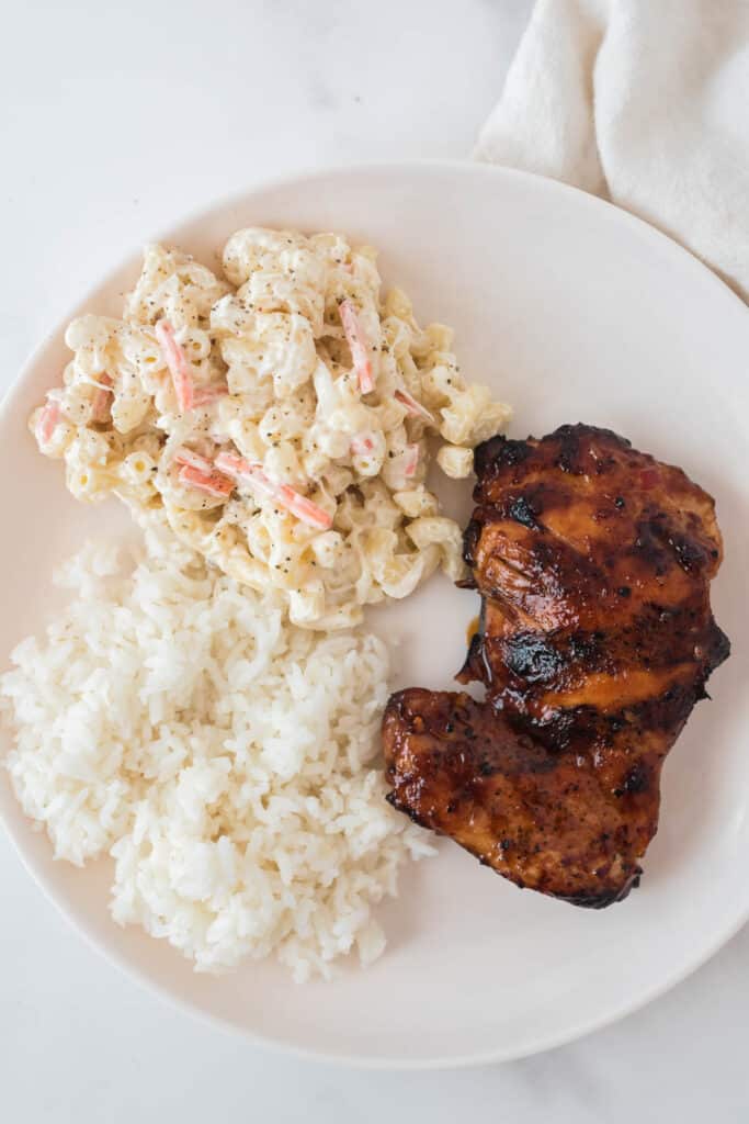 white plate